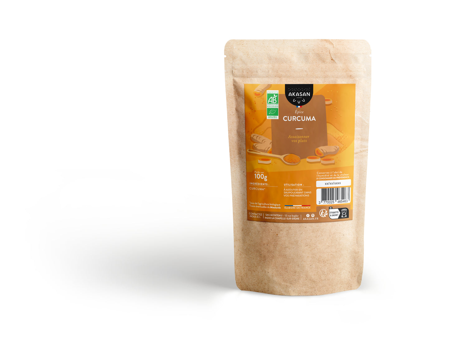 RECHARGE Épice Curcuma Bio-AKASAN