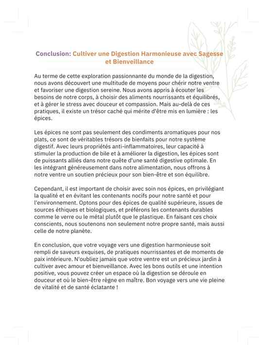 Digestion Harmonieuse Pour une Santé Digestive Optimale grâce aux Épices-AKASAN