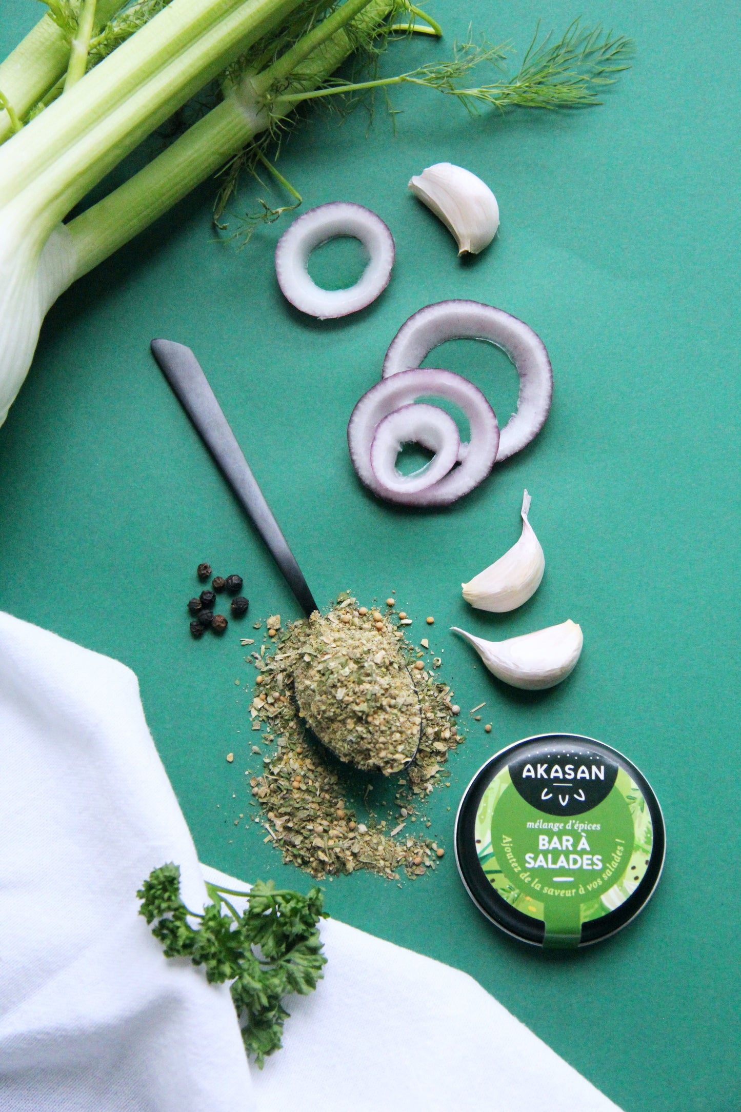 Mélange d’épices bar à salades BIO-AKASAN