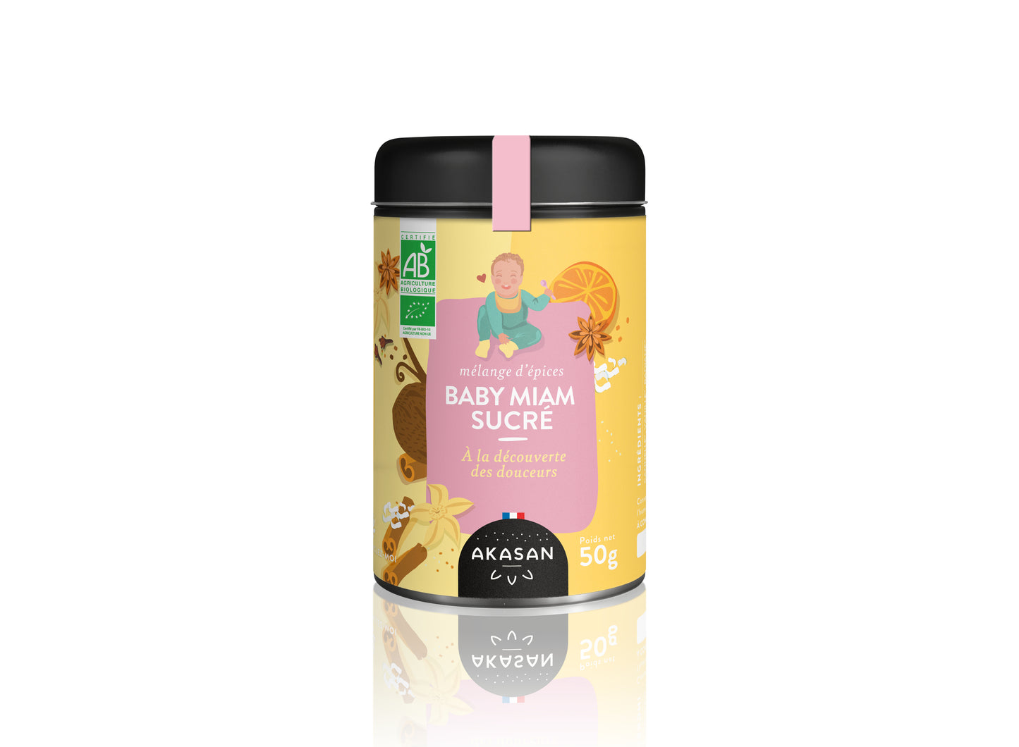 Mélanges d'épices Baby Miam Sucré BIO-AKASAN