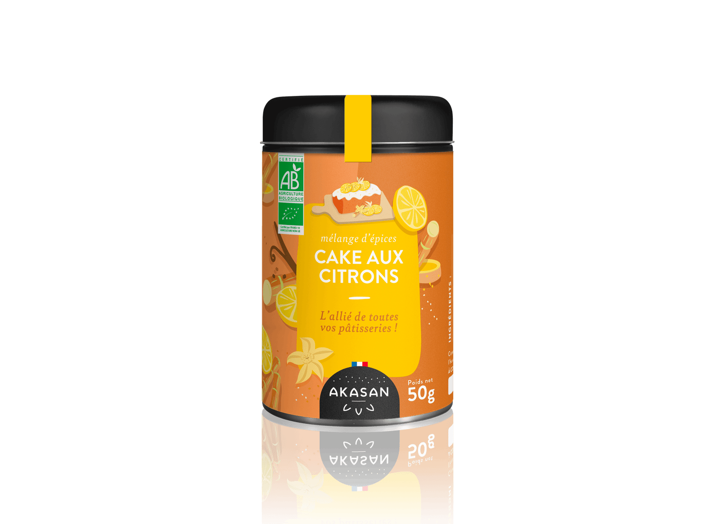 Mélange d'épices cake aux citrons-AKASAN