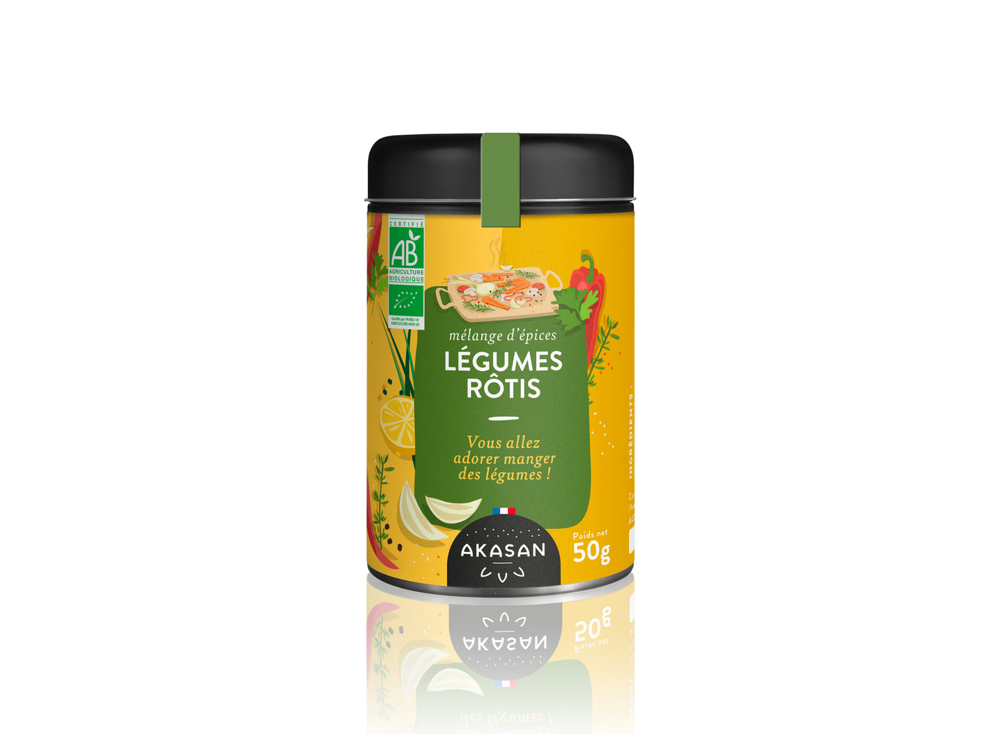 Mélange d'épices légumes rôtis BIO-AKASAN