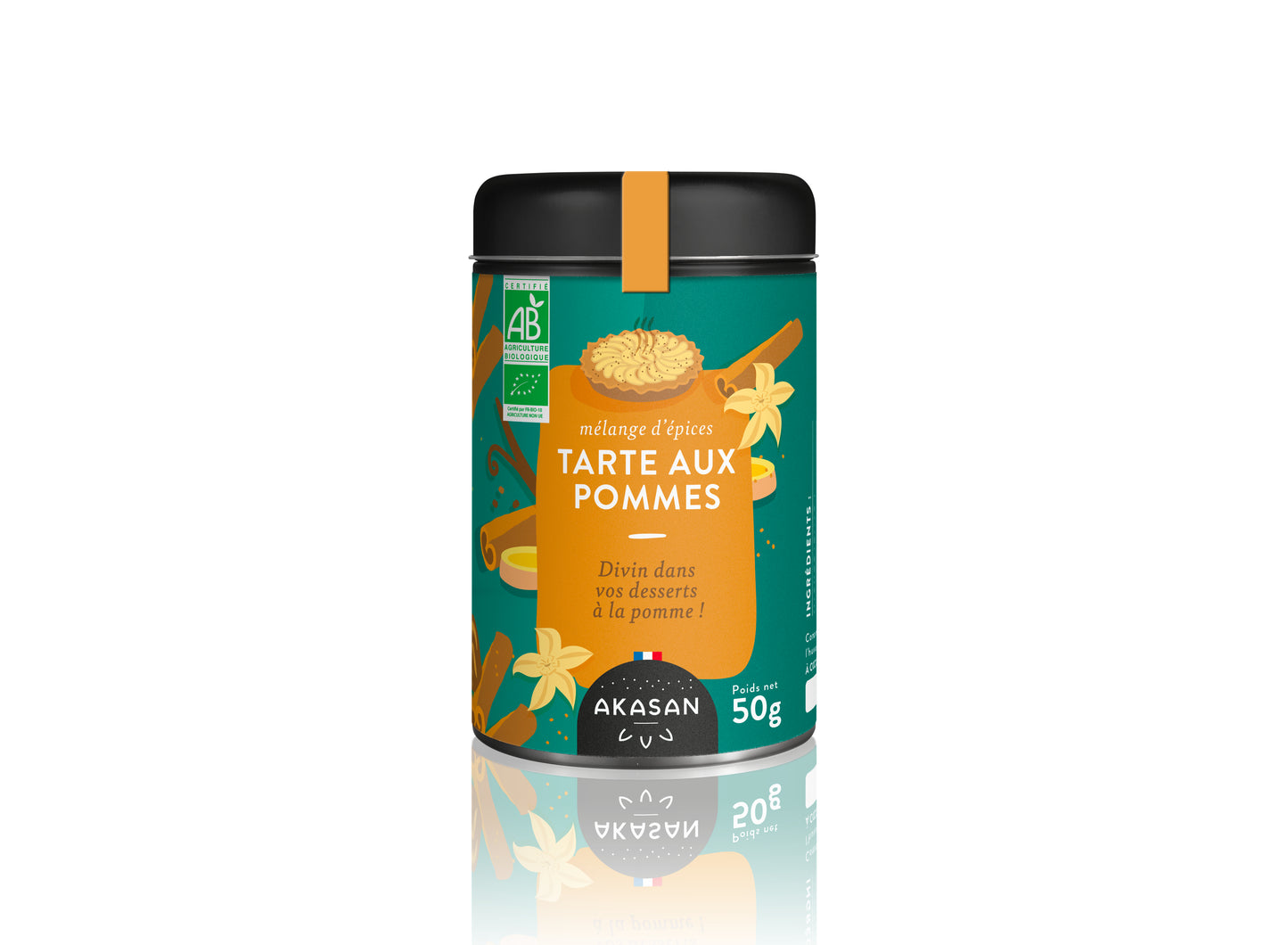 Mélange d’épices tarte aux pommes BIO-AKASAN