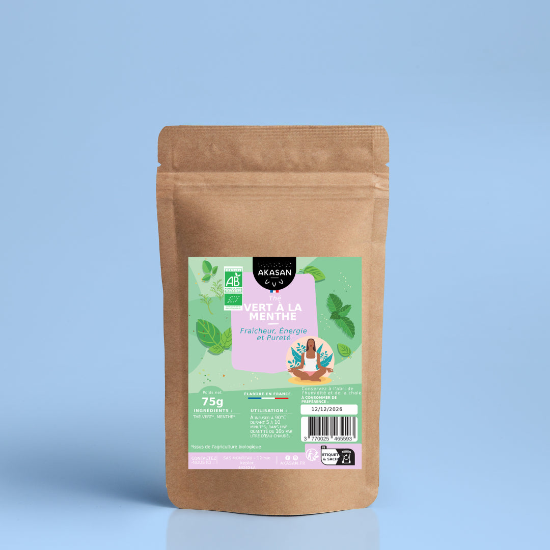 THÉ VERT À LA MENTHE-AKASAN