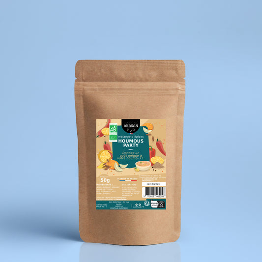 Recharge Mélange d’Épices Houmous Party BIO-AKASAN
