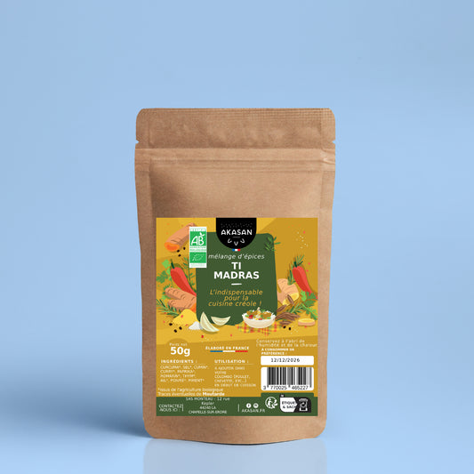 Recharge Mélanges d’Épices Ti Madras Akasan BIO-AKASAN