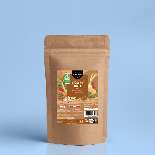 Recharge Mélange d'épices poulet rôtis BIO-AKASAN