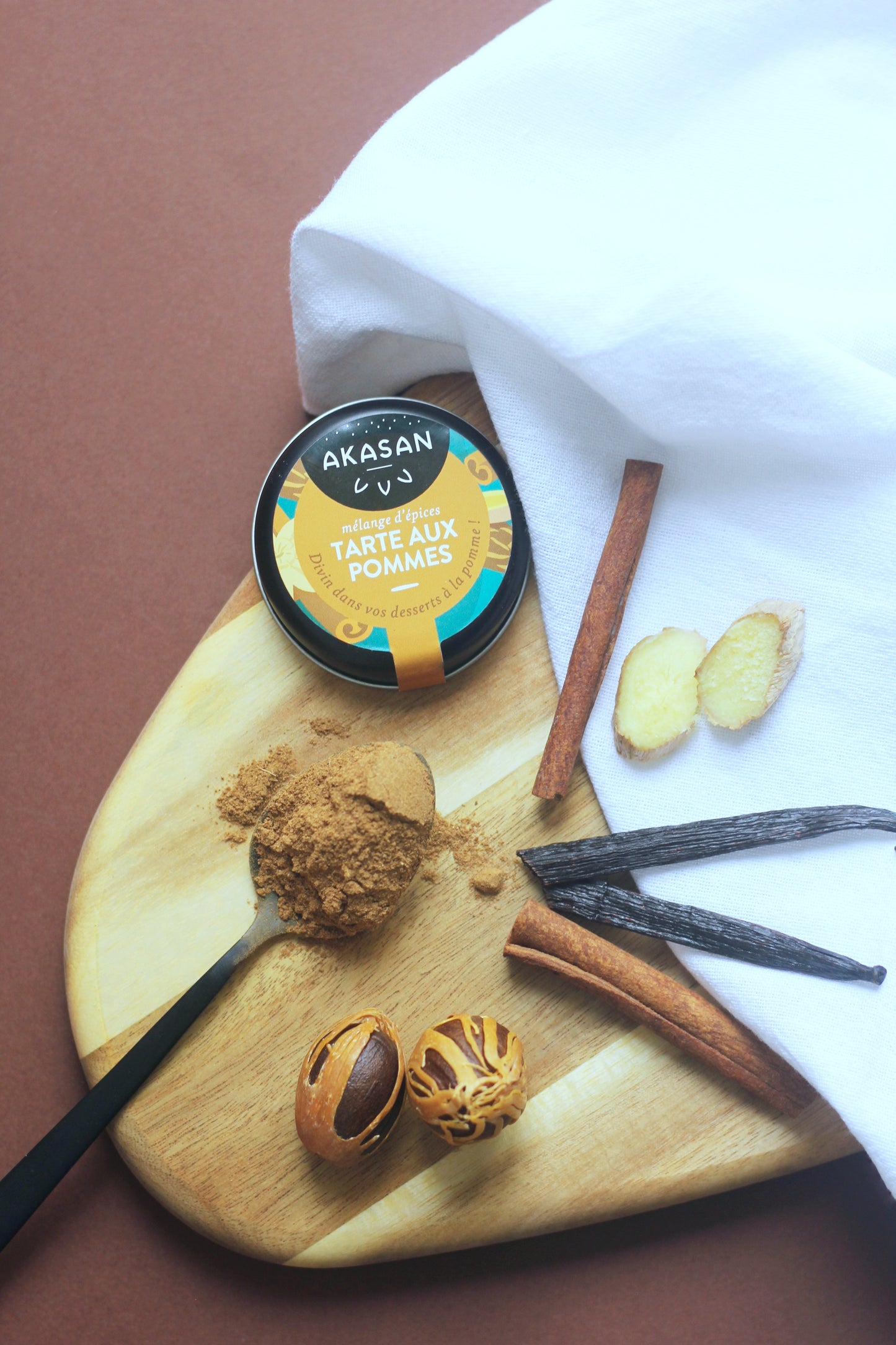 Mélange d’épices tarte aux pommes BIO-AKASAN