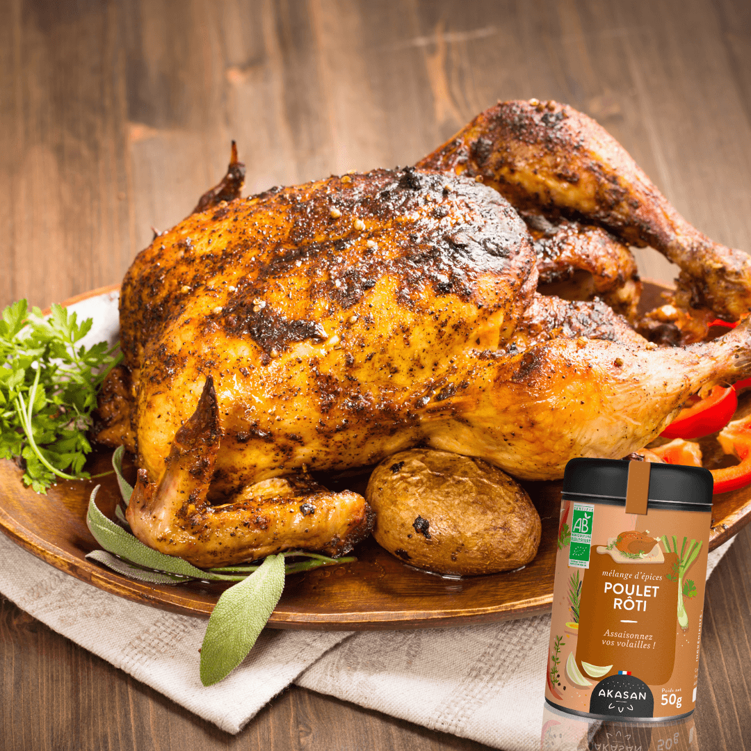 Mélange d’Épices Poulet Rôti Akasan BIO-AKASAN