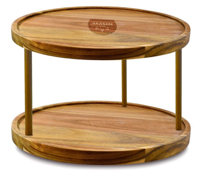 RANGEMENT POTS D'ÉPICES EN BAMBOU VÉRITABLE-AKASAN