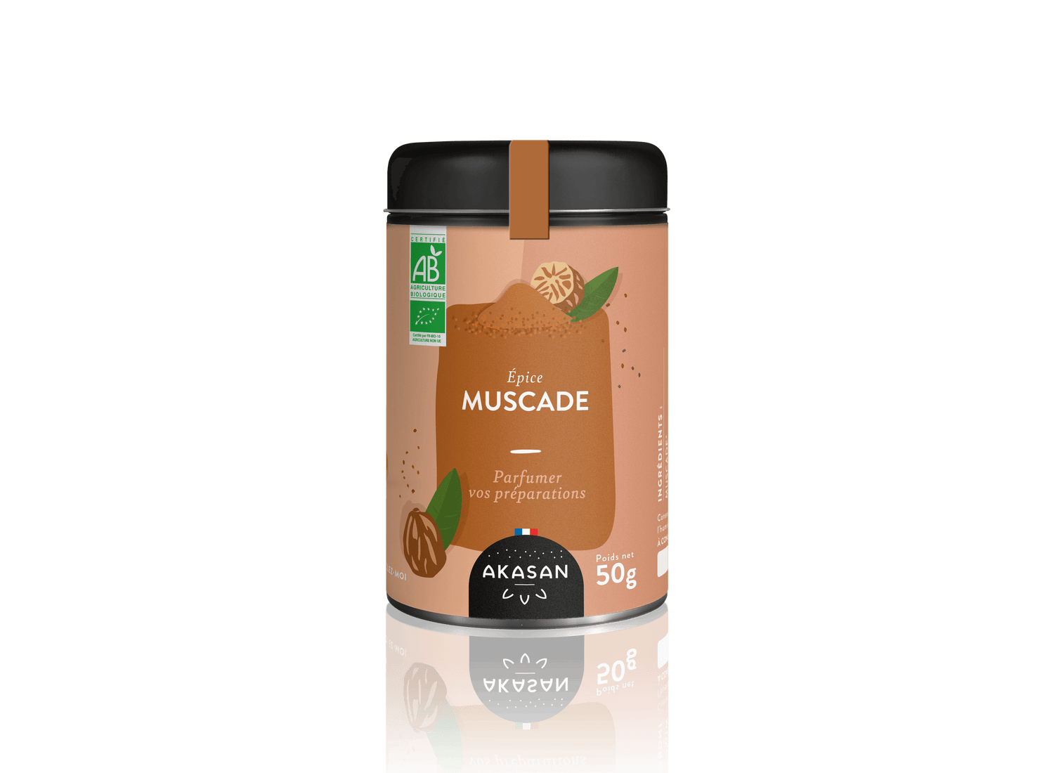 Épice Muscade moulue bio-AKASAN