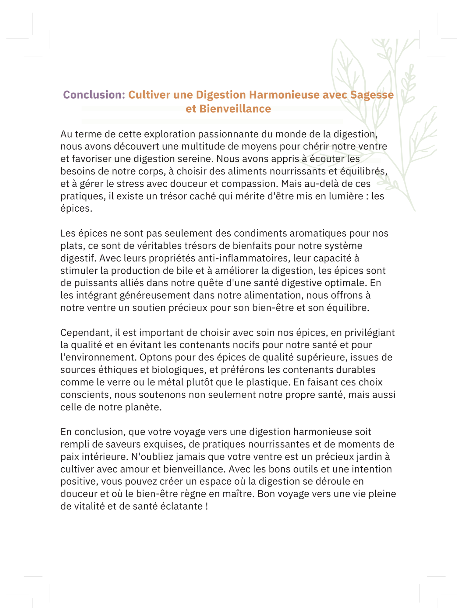 Digestion Harmonieuse  Pour une Santé Digestive Optimale grâce aux Épices-AKASAN