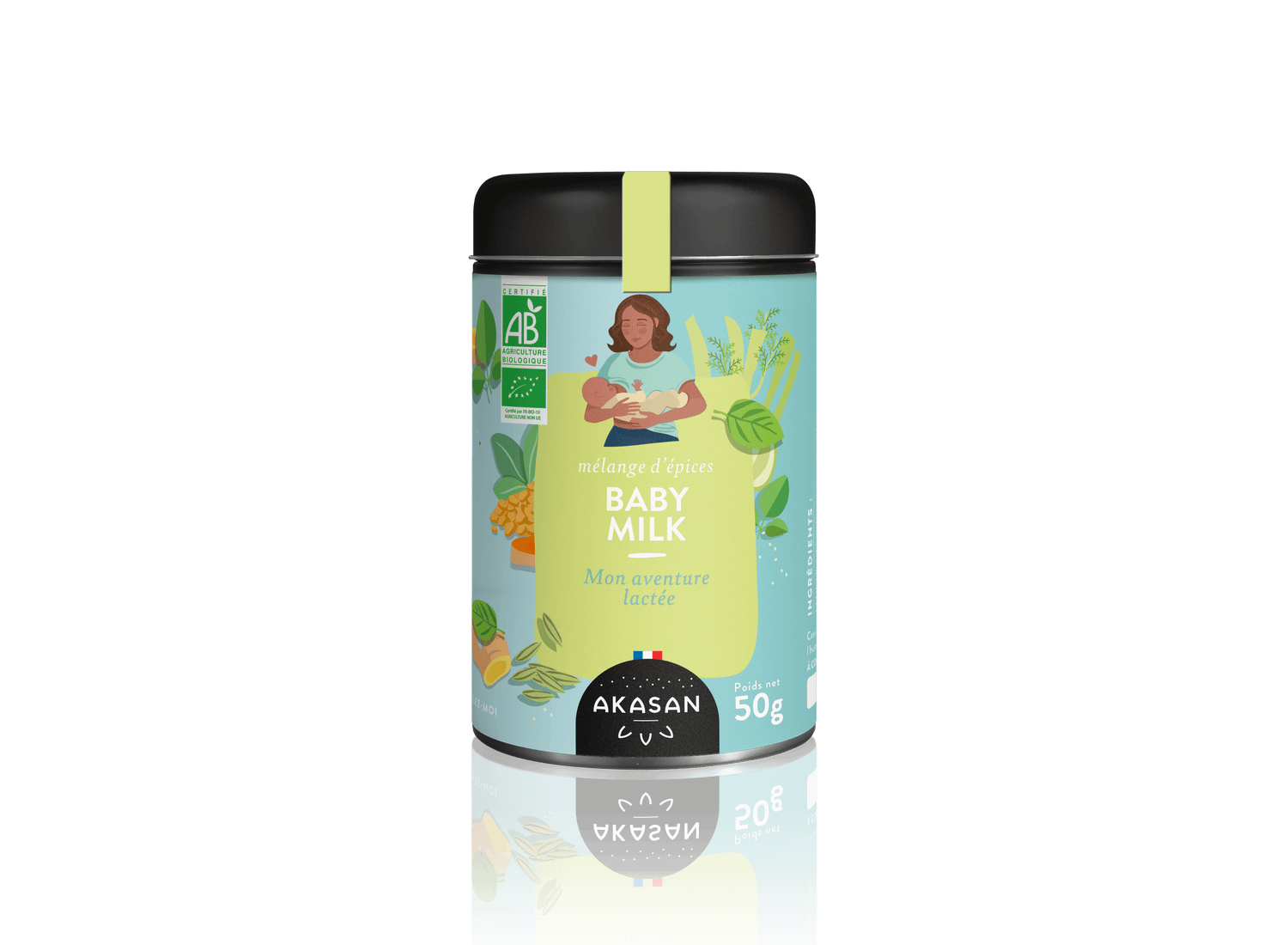 mélange d'épices BABY MILK BIO-AKASAN