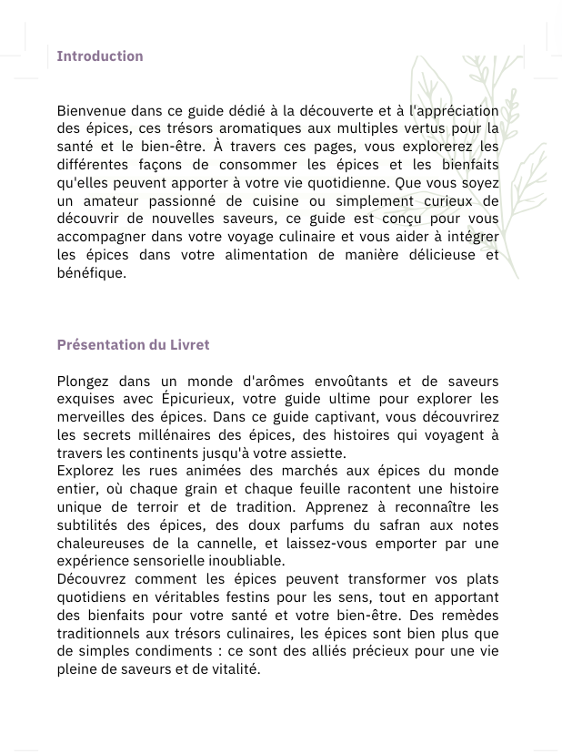 À la découverte des épices-AKASAN