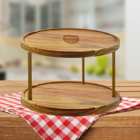 RANGEMENT POTS D'ÉPICES EN BAMBOU VÉRITABLE-AKASAN