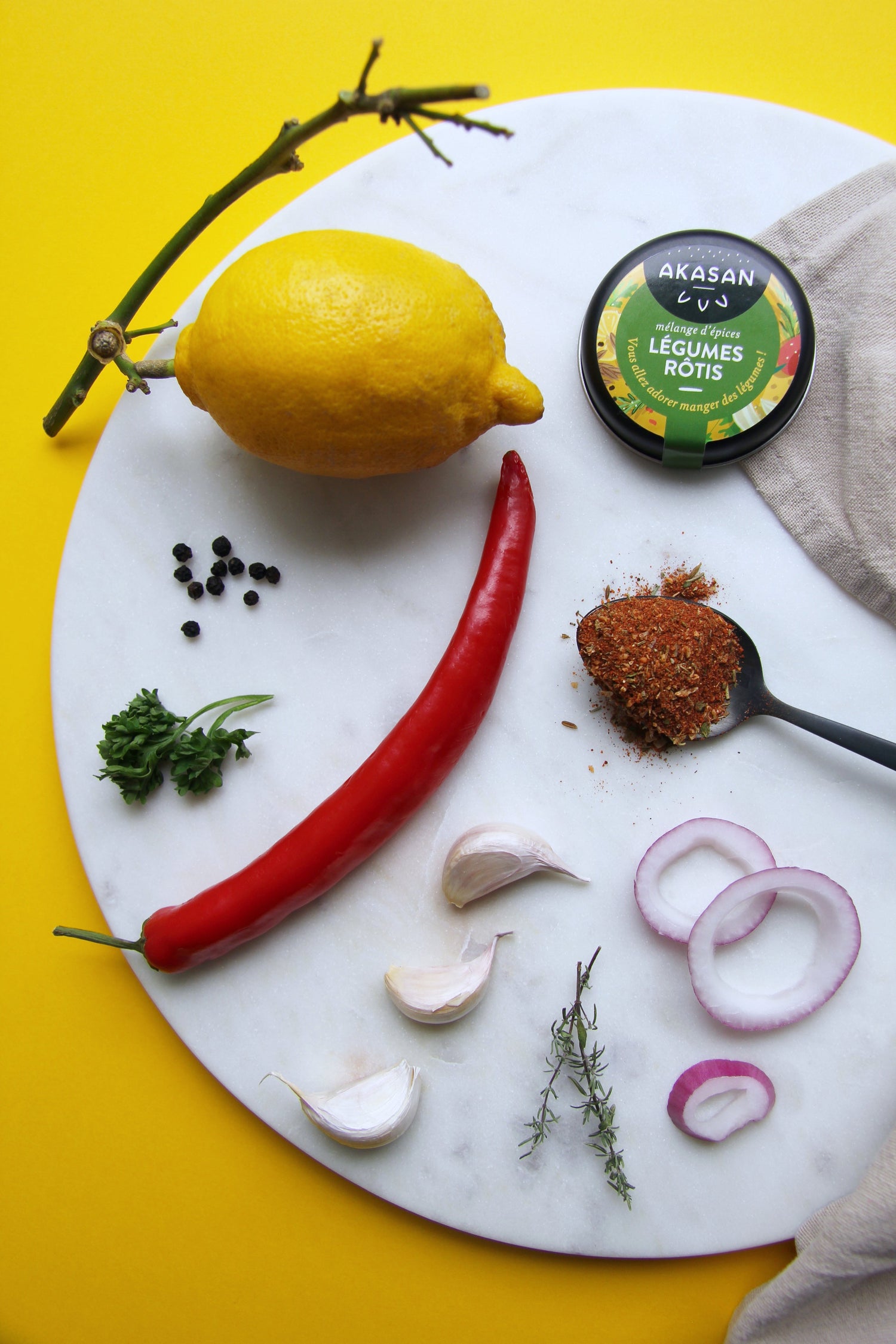 Mélange d'épices légumes rôtis BIO-AKASAN