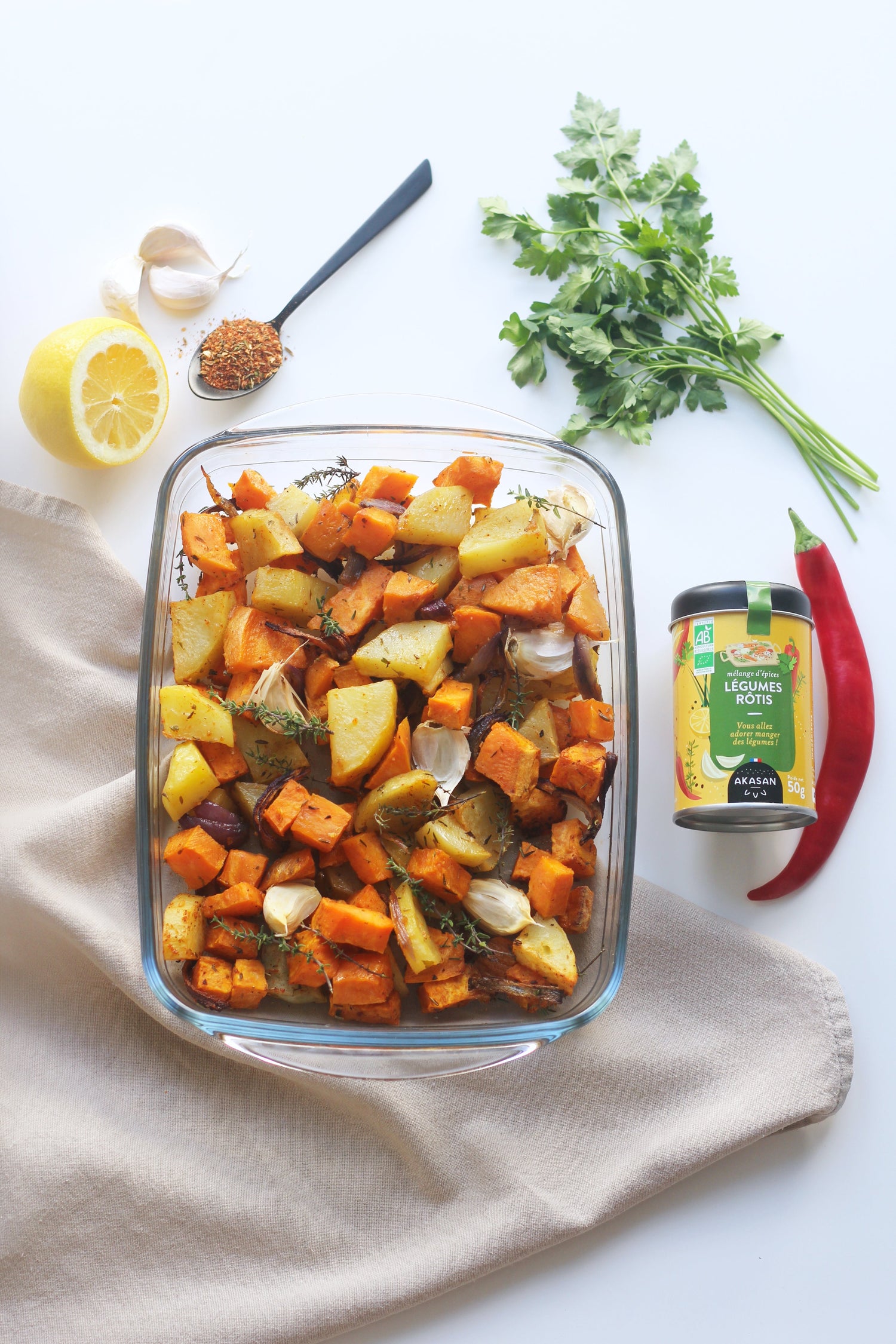Mélange d'épices légumes rôtis BIO-AKASAN